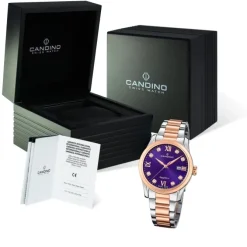 Candino Damenuhr Classic C4739/2 Armbanduhr Edelstahl silber-roségold UC4739/2
