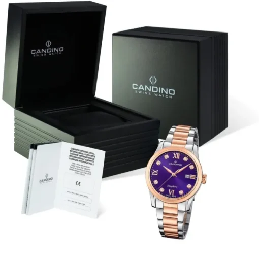 Candino Damenuhr Classic C4739/2 Armbanduhr Edelstahl silber-roségold UC4739/2