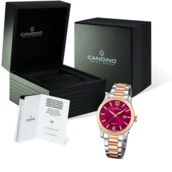 Candino Damenuhr Classic C4739/3 Armbanduhr Edelstahl silber-roségold UC4739/3