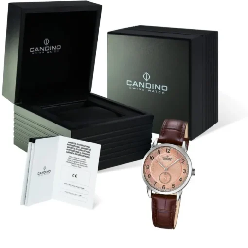 Candino Damenuhr Classic C4593/3 Armbanduhr Edelstahl braun UC4593/3