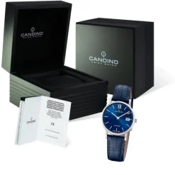 Candino Damenuhr Classic C4725/2 Armbanduhr Edelstahl blau UC4725/2