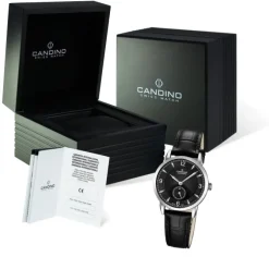 Candino Damenuhr Classic C4593/4 Armbanduhr Edelstahl schwarz UC4593/4