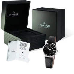 Candino Damenuhr Classic C4725/3 Armbanduhr Edelstahl schwarz UC4725/3