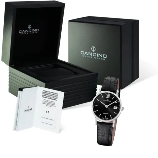 Candino Damenuhr Classic C4725/3 Armbanduhr Edelstahl schwarz UC4725/3