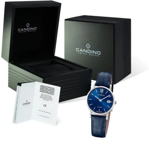Candino Damenuhr Classic C4725/2 Armbanduhr Edelstahl blau UC4725/2