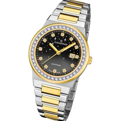 Candino Damenuhr Edelstahl silber gold Candino Elegance Armbanduhr UC4750/4