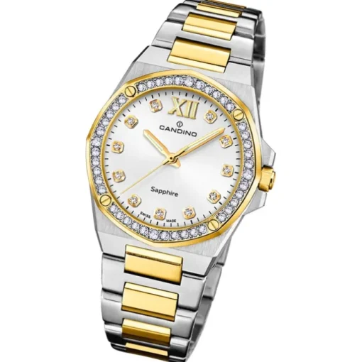 Candino Damenuhr Edelstahl silber gold Candino Elegance Armbanduhr UC4752/1