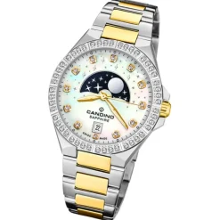 Candino Damenuhr Edelstahl silber gold Candino Elegance Armbanduhr UC4761/1