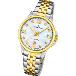 Candino Damenuhr Edelstahl silber gold Candino Elegance Armbanduhr UC4767/1