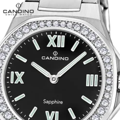 Candino Damenuhr Edelstahl silber Candino Elegance Armbanduhr UC4753/5