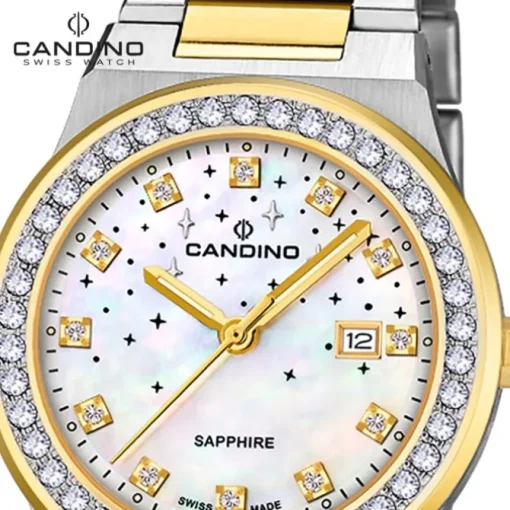 Candino Damenuhr Edelstahl silber gold Candino Elegance Armbanduhr UC4750/1