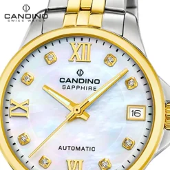 Candino Damenuhr Edelstahl silber gold Candino Automatik Armbanduhr UC4771/1