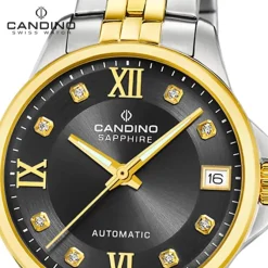 Candino Damenuhr Edelstahl silber gold Candino Automatik Armbanduhr UC4771/5