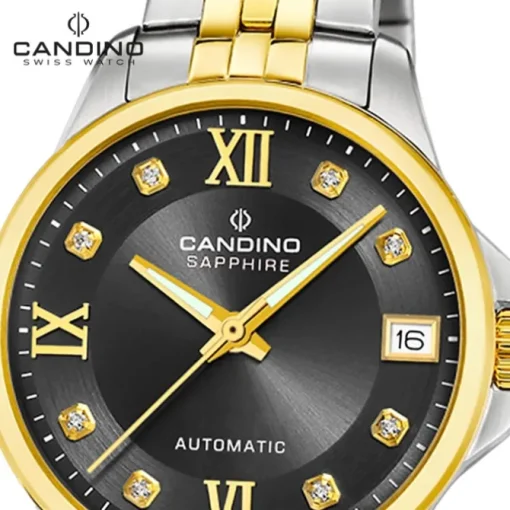 Candino Damenuhr Edelstahl silber gold Candino Automatik Armbanduhr UC4771/5