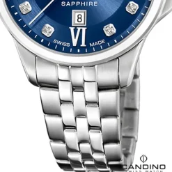 Candino Damenuhr Edelstahl silber Candino Elegance Armbanduhr UC4766/4