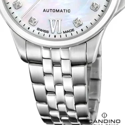 Candino Damenuhr Edelstahl silber Candino Automatik Armbanduhr UC4770/1