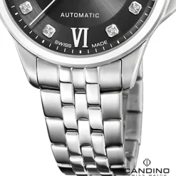Candino Damenuhr Edelstahl silber Candino Automatik Armbanduhr UC4770/5