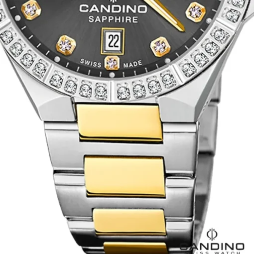 Candino Damenuhr Edelstahl silber gold Candino Elegance Armbanduhr UC4761/4