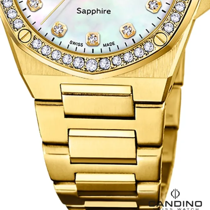 Candino Damenuhr Edelstahl gold Candino Elegance Armbanduhr UC4755/1