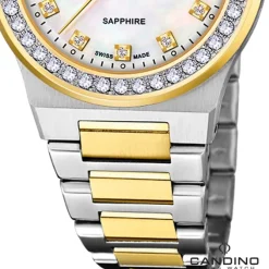 Candino Damenuhr Edelstahl silber gold Candino Elegance Armbanduhr UC4750/1