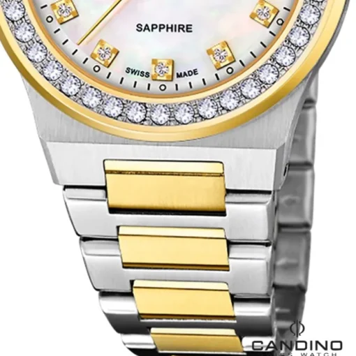 Candino Damenuhr Edelstahl silber gold Candino Elegance Armbanduhr UC4750/1