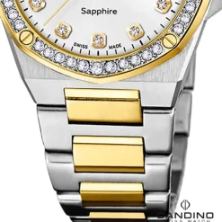 Candino Damenuhr Edelstahl silber gold Candino Elegance Armbanduhr UC4752/1