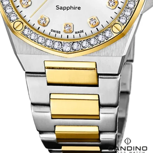 Candino Damenuhr Edelstahl silber gold Candino Elegance Armbanduhr UC4752/1