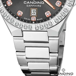 Candino Damenuhr Edelstahl silber Candino Elegance Armbanduhr UC4760/4