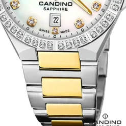 Candino Damenuhr Edelstahl silber gold Candino Elegance Armbanduhr UC4761/1