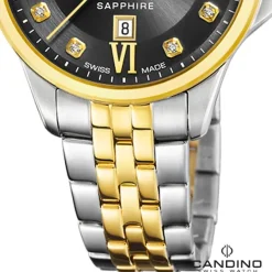 Candino Damenuhr Edelstahl silber gold Candino Elegance Armbanduhr UC4767/5