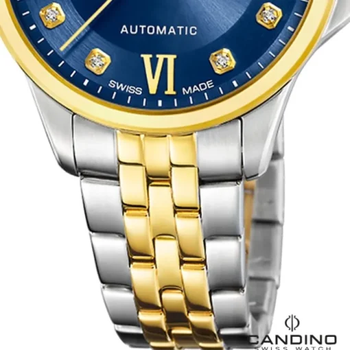 Candino Damenuhr Edelstahl silber gold Candino Automatik Armbanduhr UC4771/3