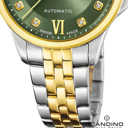Candino Damenuhr Edelstahl silber gold Candino Automatik Armbanduhr UC4771/4