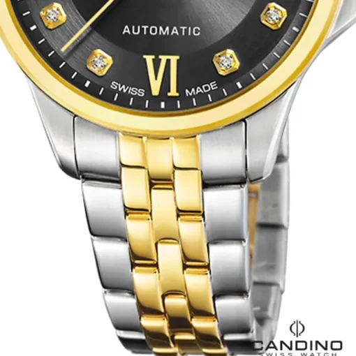 Candino Damenuhr Edelstahl silber gold Candino Automatik Armbanduhr UC4771/5