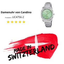 Candino Damenuhr Edelstahl silber Candino Elegance Armbanduhr UC4756/2