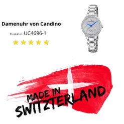 Candino Damenuhr Edelstahl silber Candino Elegance Armbanduhr UC4696/1
