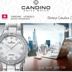Candino Damenuhr Edelstahl silber Candino Casual Armbanduhr UC4626/3