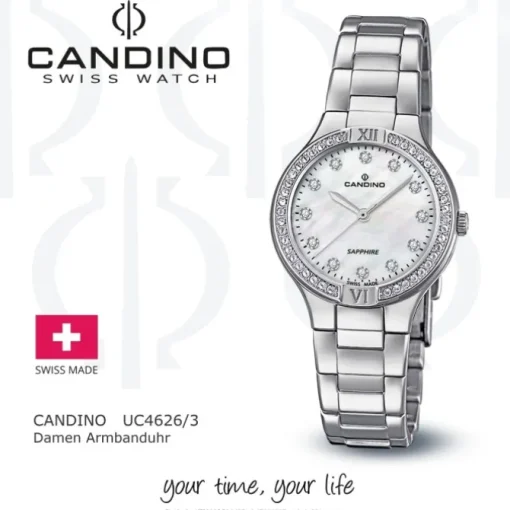 Candino Damenuhr Edelstahl silber Candino Casual Armbanduhr UC4626/3
