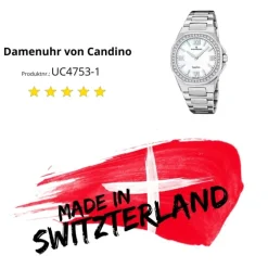 Candino Damenuhr Edelstahl silber Candino Elegance Armbanduhr UC4753/1