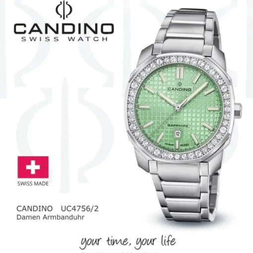 Candino Damenuhr Edelstahl silber Candino Elegance Armbanduhr UC4756/2
