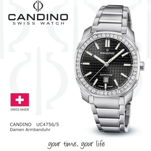 Candino Damenuhr Edelstahl silber Candino Elegance Armbanduhr UC4756/5