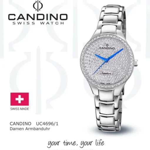Candino Damenuhr Edelstahl silber Candino Elegance Armbanduhr UC4696/1
