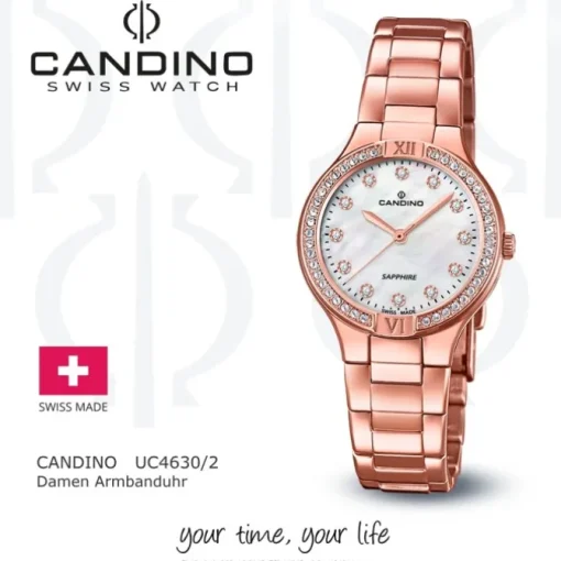Candino Damenuhr Edelstahl roségold Candino Casual Armbanduhr UC4630/2
