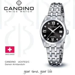 Candino Damenuhr Edelstahl silber Candino Classic Armbanduhr UC4703/C