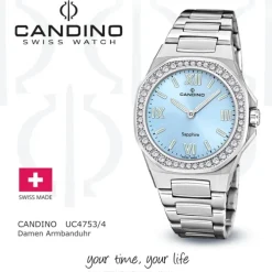 Candino Damenuhr Edelstahl silber Candino Elegance Armbanduhr UC4753/4