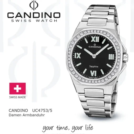 Candino Damenuhr Edelstahl silber Candino Elegance Armbanduhr UC4753/5