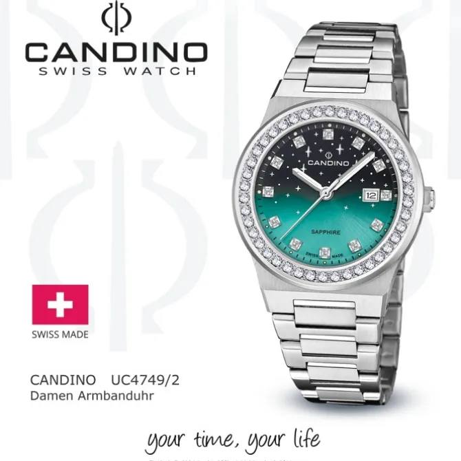 Candino Damenuhr Edelstahl silber Candino Elegance Armbanduhr UC4749/2
