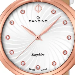Candino Damenuhr Elegance C4600/3 Armbanduhr Edelstahl weiß UC4600/3