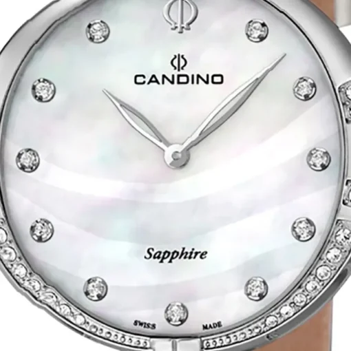 Candino Damenuhr Elegance C4601/1 Armbanduhr Edelstahl creme UC4601/1