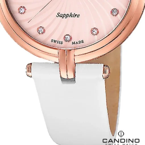 Candino Damenuhr Elegance C4600/1 Armbanduhr Edelstahl weiß UC4600/1