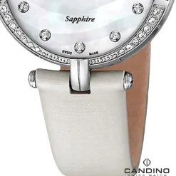Candino Damenuhr Elegance C4601/1 Armbanduhr Edelstahl creme UC4601/1